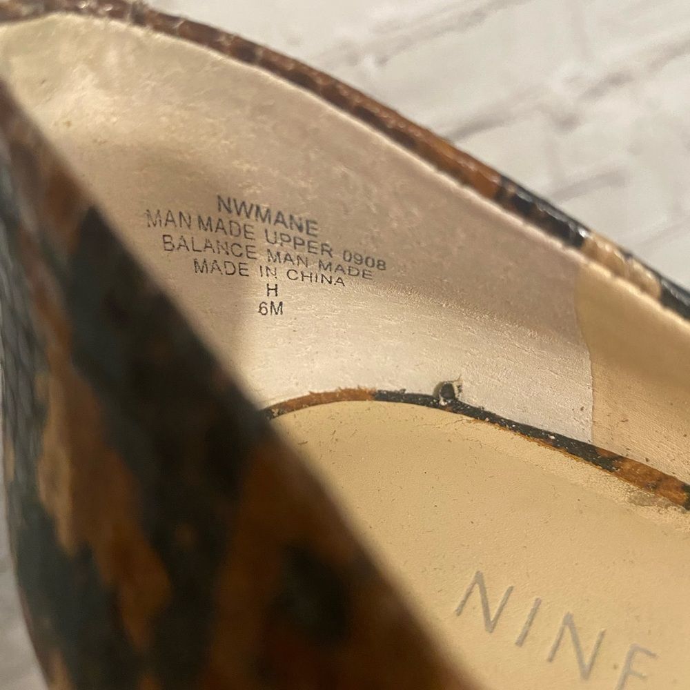 Women’s snake print heels - Picture 7 of 7